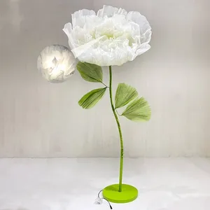 opening & closing flowers white 2ft tall