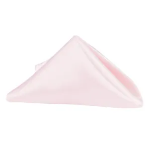 Pastel Pink Satin Napkin
