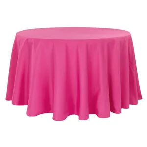 Fuchsia Hot Pink Matte Linen