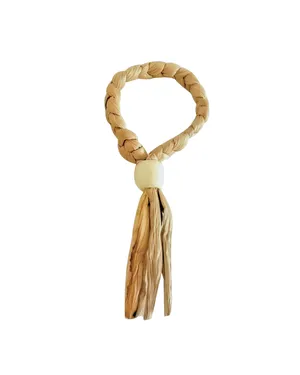 Western Braided Straw Napkin Ring