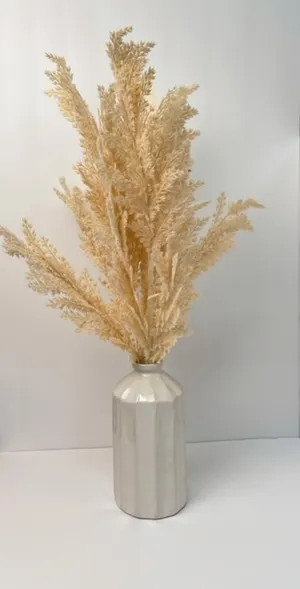 Tall Beige Faux Wheat 