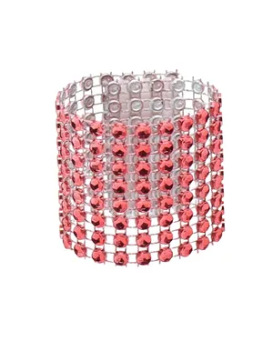 Coral Embellished Napkin Ring