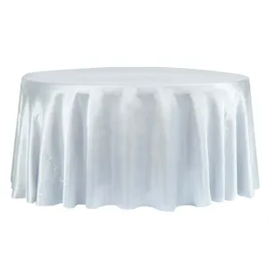 Dusty Blue Satin Linen