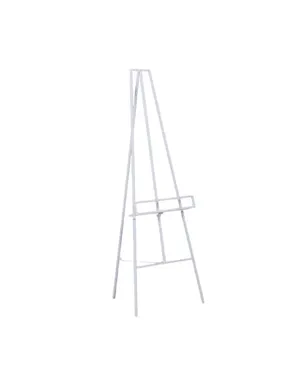 White Thin Easel
