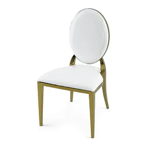 Padded Alexa Gold Chair 