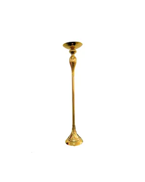 Tall Thin Gold Centerpiece