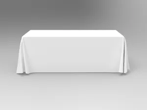 white 6FT tablecloths