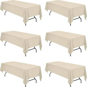 beige 8ft tablecloth