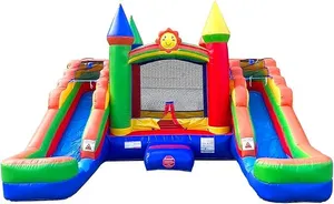 Inflatable with Dual Slides