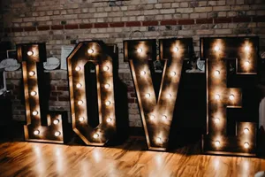 LOVE Lighted Letters, 4ftx9ft