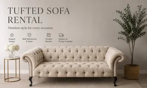 Tufted Sofa Rental