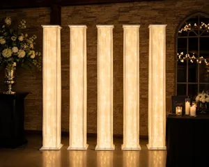 Lighted Columns (Set of 5)