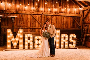 Mr & Mrs Lighted Letters, aprox. 4 ft tall