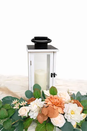 Lanterns: White, Medium, Set of 2