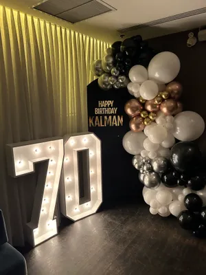 Chiffres Illuminées 70