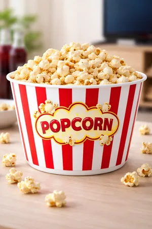 Bol de popcorn réutilissable
