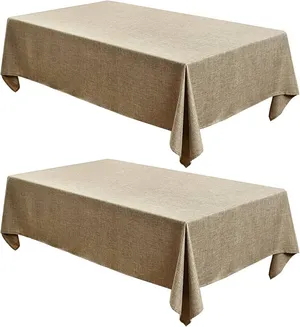TAN tablecloth 8ft table