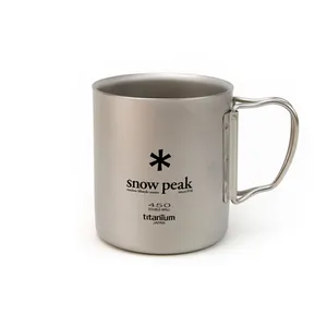 Titanium 450ml Double Wall Mug by Snow Peak