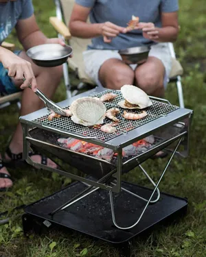 Takibi Fire and Grill Folding Fireplace (Large) by Snow Peak 