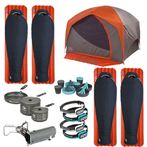 4-Person Car Camping Kit