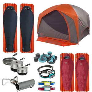 4-Person Family Camping Kit