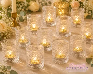 Clear Votive Candle Holders
