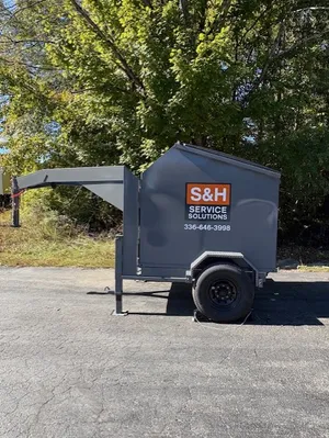 Covered Dumpster