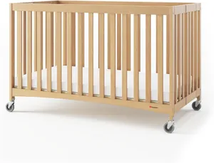 Full-Size Baby Crib with Mattress