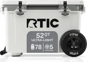 52 QT Ultra‑Light Wheeled Cooler - LARGE