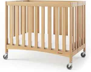 Compact Baby Crib with Mattress