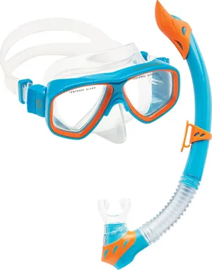 Kids Mask & Snorkel Set 3-8Y Unisex