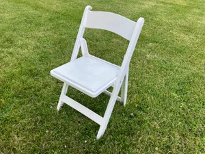 White Resin Chair