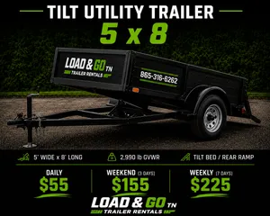 5 x 8 Tilt Trailer