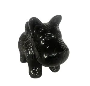 Black Terrier Figurine