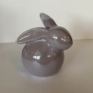 Lavender Bunny Figurine
