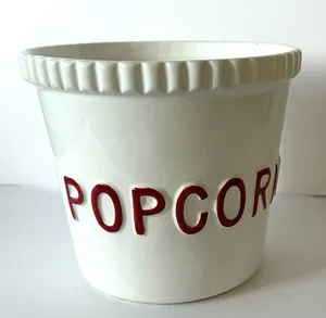 Ceramic Popcorn Bucket