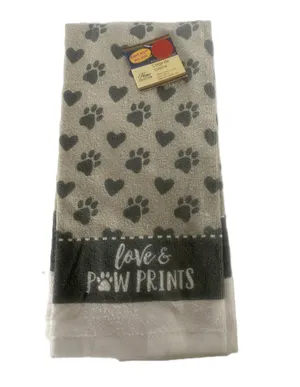 Paw Print Dish Towel
