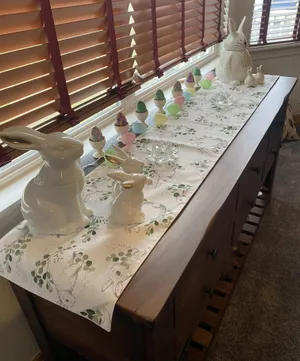 Spring Rabbit Table Runner