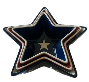 Star-Shaped Ceramic Nesting Bowls, Set of 3