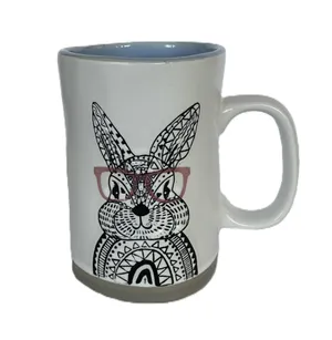 Rabbit in Glasses Mug