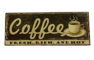 Vintage Coffee Metal Sign