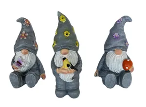 3 set of Spring Gnome Figurines