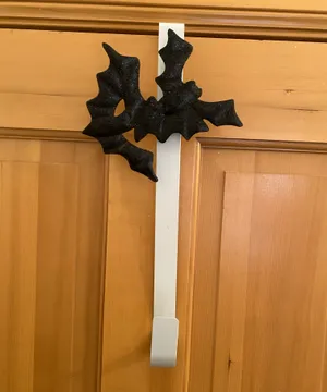 Bat Over-the-Door Wreath Hangers, Set of 2