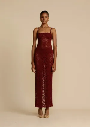 Margot Dress Wine
