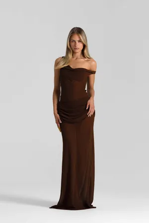 Cadence Gown in Espresso