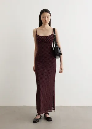 Thais Dress Black Polka Dot