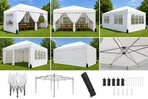 10' x 20' White Party Tent