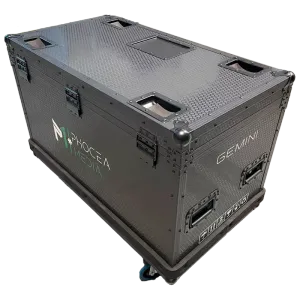 Flycase de 8 x Dalle de mur de leds (P3,9 50cmx50cm)