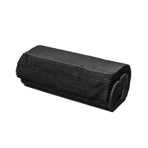 Coton Gratté (Noir) -Rouleau 50m Largeur 2m6