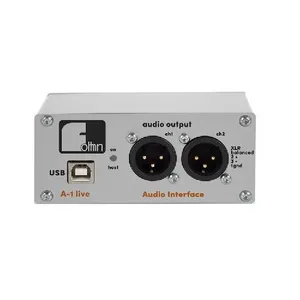 Boitier symétriseur stéréo USB vers XLR analogiques Fohhn A-1 (carte son)